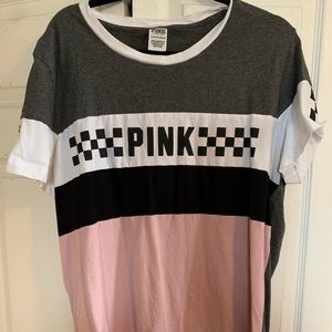 Victoria secret pink campus short sleeve T-shirtXL